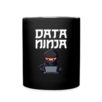 Data ninja data Scientist - Tasse einfarbig - Schwarz - Vorne
