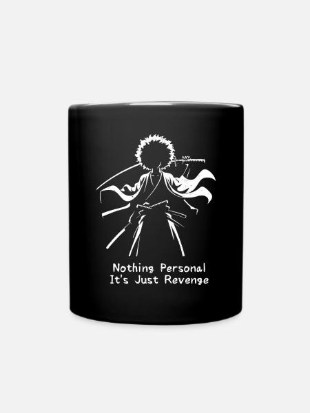 Samurai - Tasse einfarbig - Schwarz