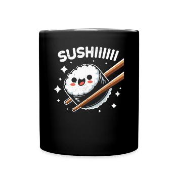 sushi - Mug uni - noir - Devant