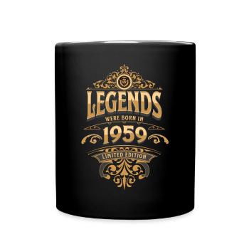 1959 Legend Birthday 1959 Year of birth - Full Colour Mug - black - Front