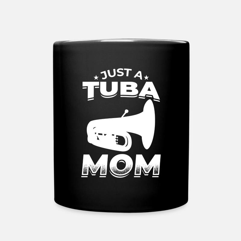 Nur eine Tuba Mutter - Tasse einfarbig - Schwarz