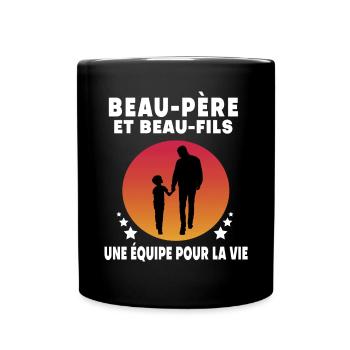Step-Dad Step-Dad Stepson Vintage Humor - Full Colour Mug - black - Front