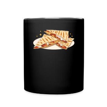 Quesadilla Tortillas Quesadillas Gift - Full Colour Mug - black - Front