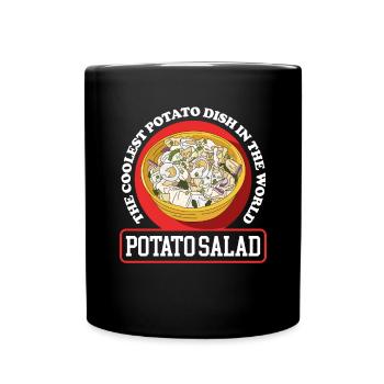 Salade de pommes de terre Cadeau de salade de pommes de terre - Mug uni - noir - Devant