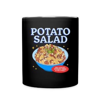 Potato Salad Härdöpfelsalat Gift - Full Colour Mug - black - Front