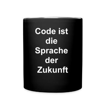 Cadeau d’informaticien - Mug uni - noir - Devant