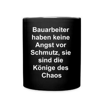 Chaos King Gift - Full Colour Mug - black - Front
