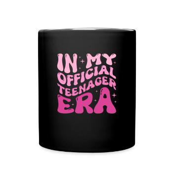 Teenager Teenie Teen Teens Teeny Geschenk - Tasse einfarbig - Schwarz - Vorne
