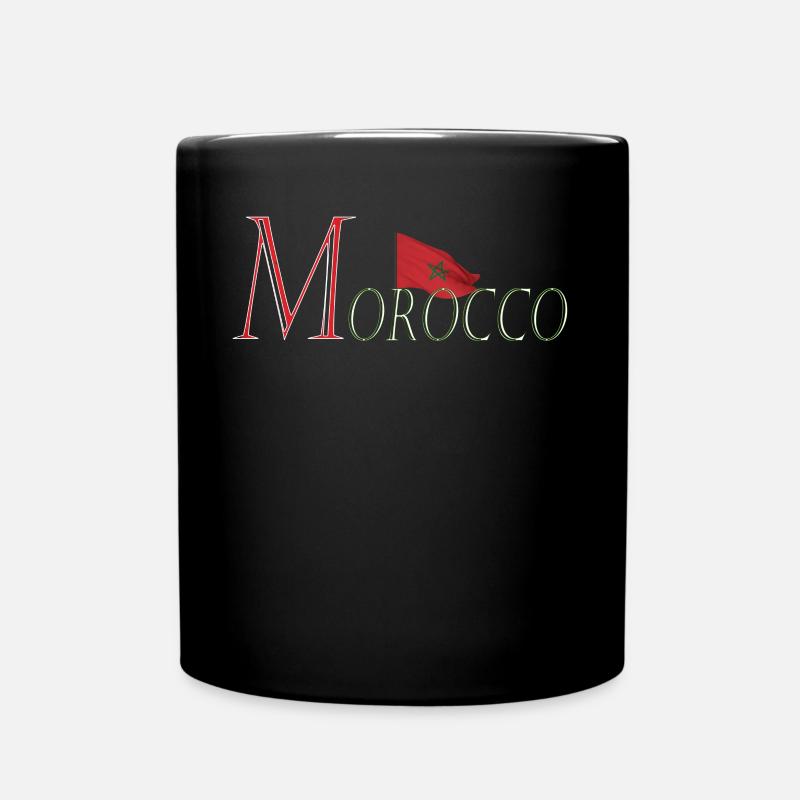 Drapeau Marocain Affichez vos Couleurs avec Fierté - Mug uni - noir