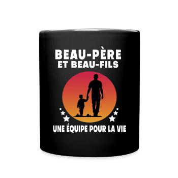 Step-Dad Step-Dad Stepson Vintage Humor - Full Colour Mug - black - Front