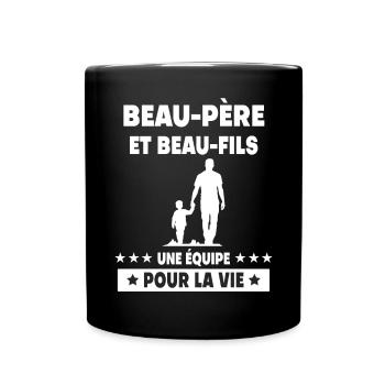 Vintage Step-Dad Step-Father-in-Law - Full Colour Mug - black - Front