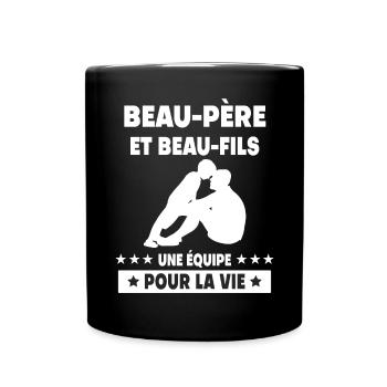 Vintage Step-Dad Step-Father-in-Law - Full Colour Mug - black - Front