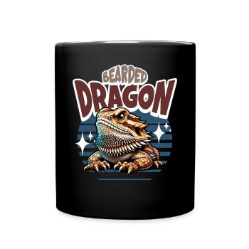 Bartagame Bartagamen Bearded Dragon - Full Colour Mug - black - Front