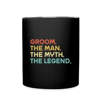 Enterrement de vie de garçon marié - Mug uni - noir - Devant