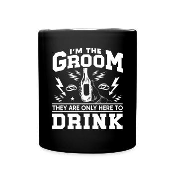 Enterrement de vie de garçon marié - Mug uni - noir - Devant