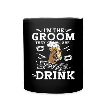 Enterrement de vie de garçon marié - Mug uni - noir - Devant