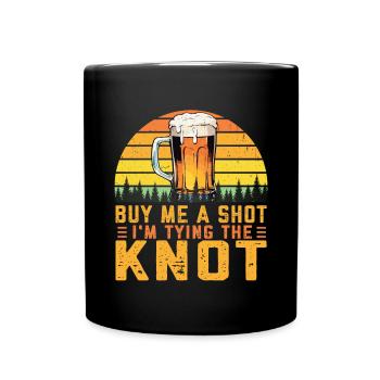 Enterrement de vie de garçon marié - Mug uni - noir - Devant