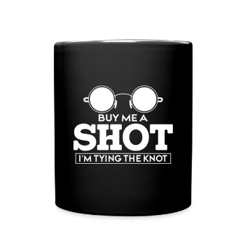Enterrement de vie de garçon marié - Mug uni - noir - Devant