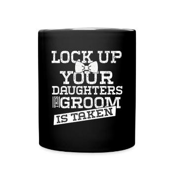 Enterrement de vie de garçon marié - Mug uni - noir - Devant