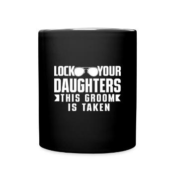 Enterrement de vie de garçon marié - Mug uni - noir - Devant