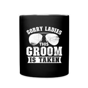 Enterrement de vie de garçon marié - Mug uni - noir - Devant