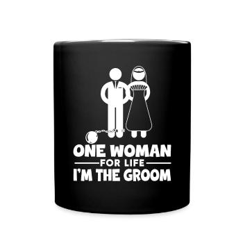 Enterrement de vie de garçon marié - Mug uni - noir - Devant