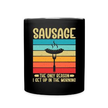 Sausage Lover - Full Colour Mug - black - Front