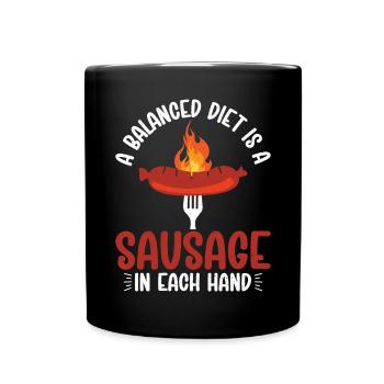 Sausage Lover - Tasse einfarbig - Schwarz - Vorne