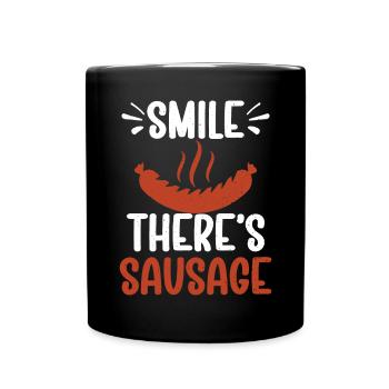 Sausage Lover - Full Colour Mug - black - Front