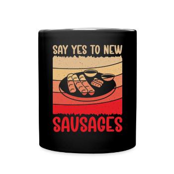 Sausage Lover - Full Colour Mug - black - Front