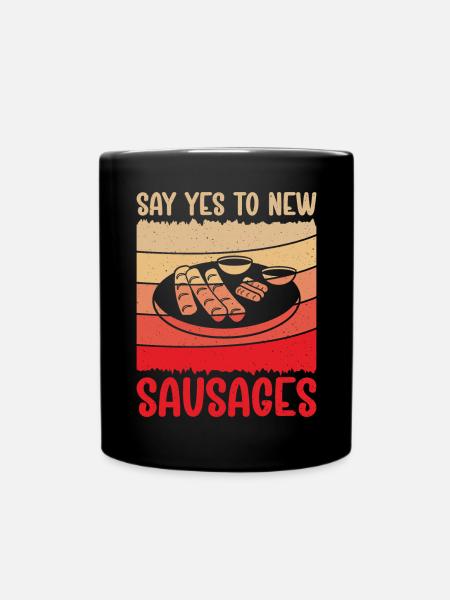 Sausage Lover - Tasse einfarbig - Schwarz
