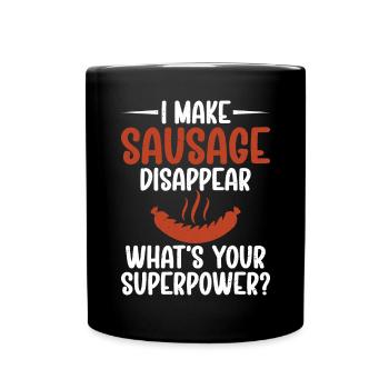 Sausage Lover - Full Colour Mug - black - Front