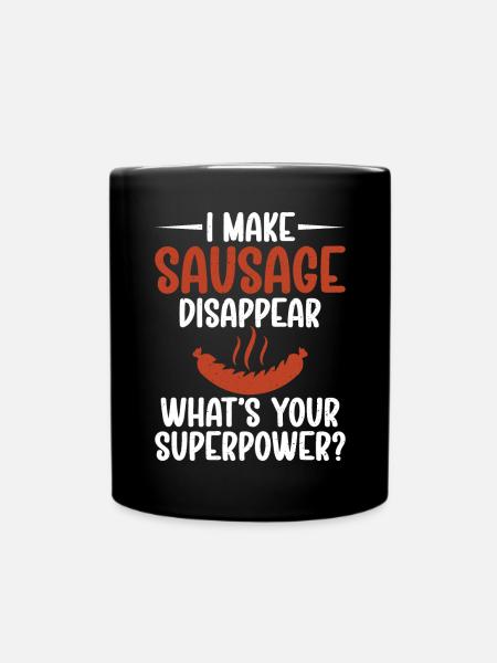 Sausage Lover - Tasse einfarbig - Schwarz