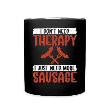Sausage Lover - Full Colour Mug - black - Front