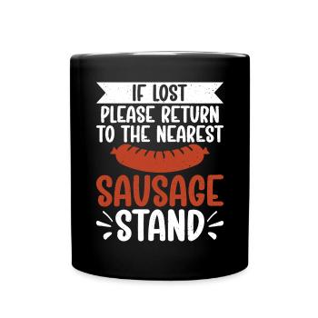 Sausage Lover - Full Colour Mug - black - Front