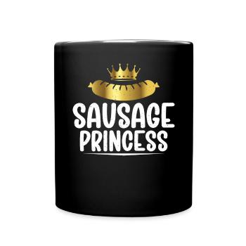 Sausage Lover - Full Colour Mug - black - Front
