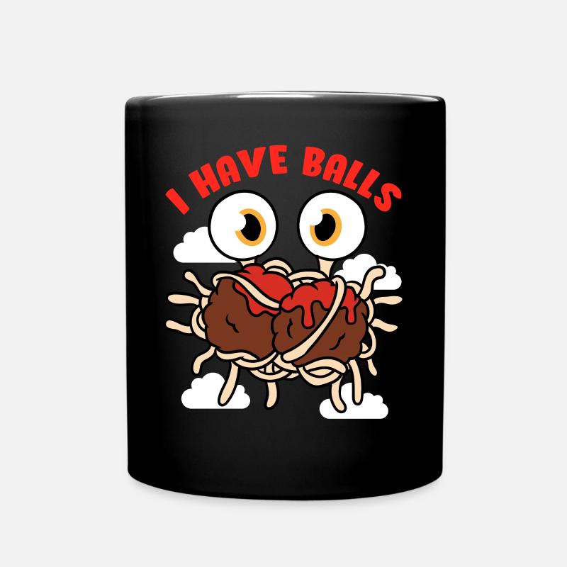 Monstre spaghetti volant FSM - Mug uni - noir
