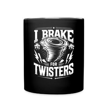 Chasseur d’ouragans Météorologie Tenue de chasseur de tornades - Mug uni - noir - Devant
