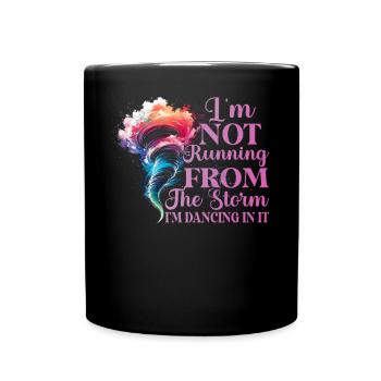 Tornado Fighter Hurricane Hunter Meteorology Outfit - Full Colour Mug - black - Front