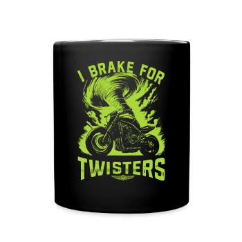 Chasseur d’ouragans Météorologie Tenue de chasseur de tornades - Mug uni - noir - Devant