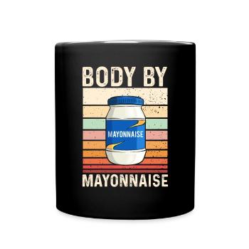 Mayonnaise - Full Colour Mug - black - Front