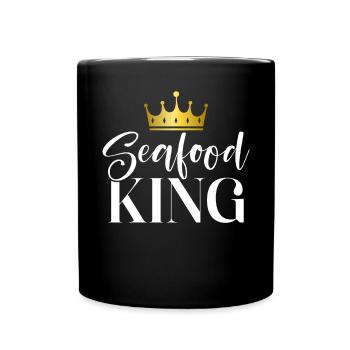 Seafood Lover Gift - Tasse einfarbig - Schwarz - Vorne