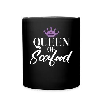 Seafood Lover Gift - Tasse einfarbig - Schwarz - Vorne