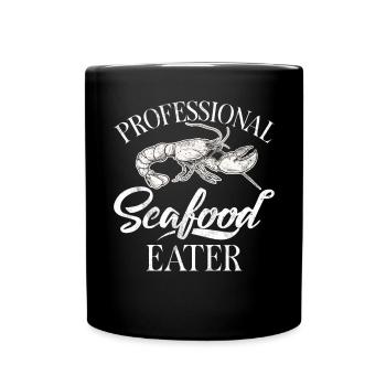 Seafood Lover Gift - Tasse einfarbig - Schwarz - Vorne