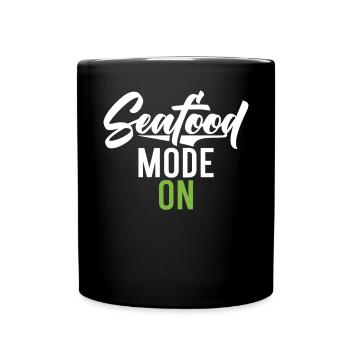 Seafood Lover Gift - Tasse einfarbig - Schwarz - Vorne