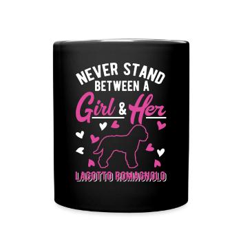 Lagotto Romagnolo Fille Chien d’Eau - Mug uni - noir - Devant