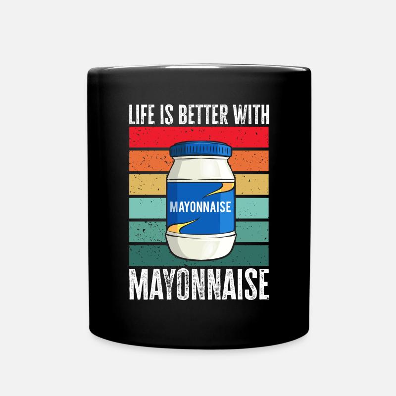 Mayonnaise - Mug uni - noir