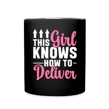 Supplier Package Delivery - Full Colour Mug - black - Front
