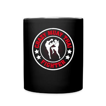 Combattant de Muay Thai - Combattant de Muay Thai fou - Mug uni - noir - Devant