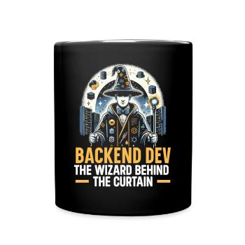 Programmeur logiciel de programmation backend - Mug uni - noir - Devant